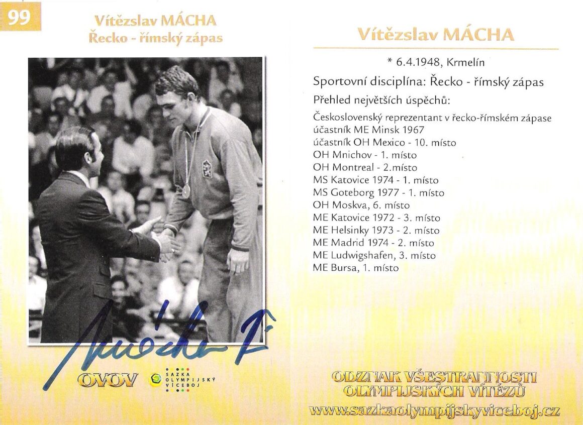 Vítězslav Mácha slaví 73. narozeniny