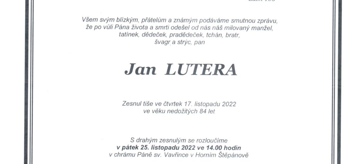 Poslední sbohem