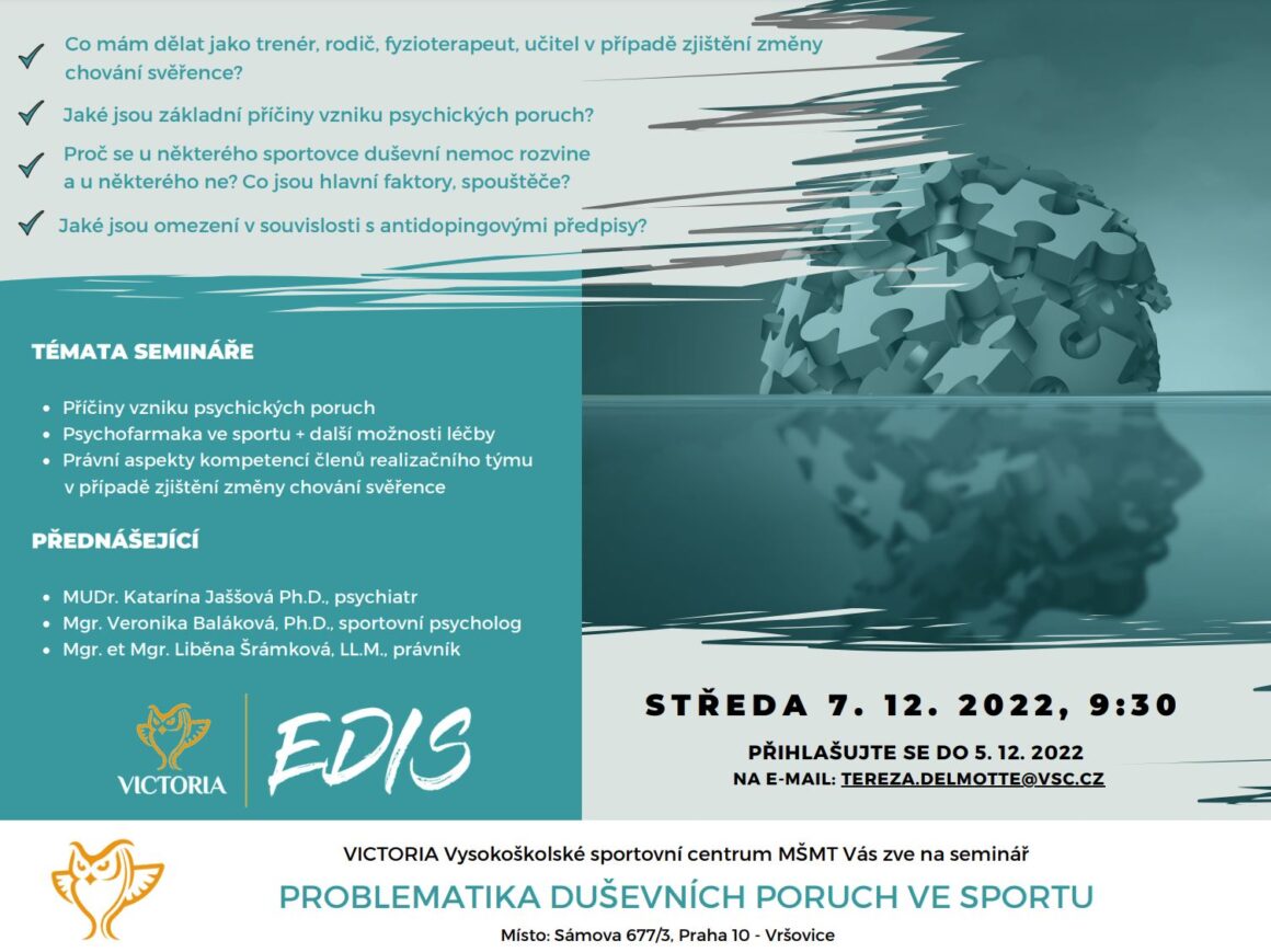Problematika duševních poruchy ve sportu