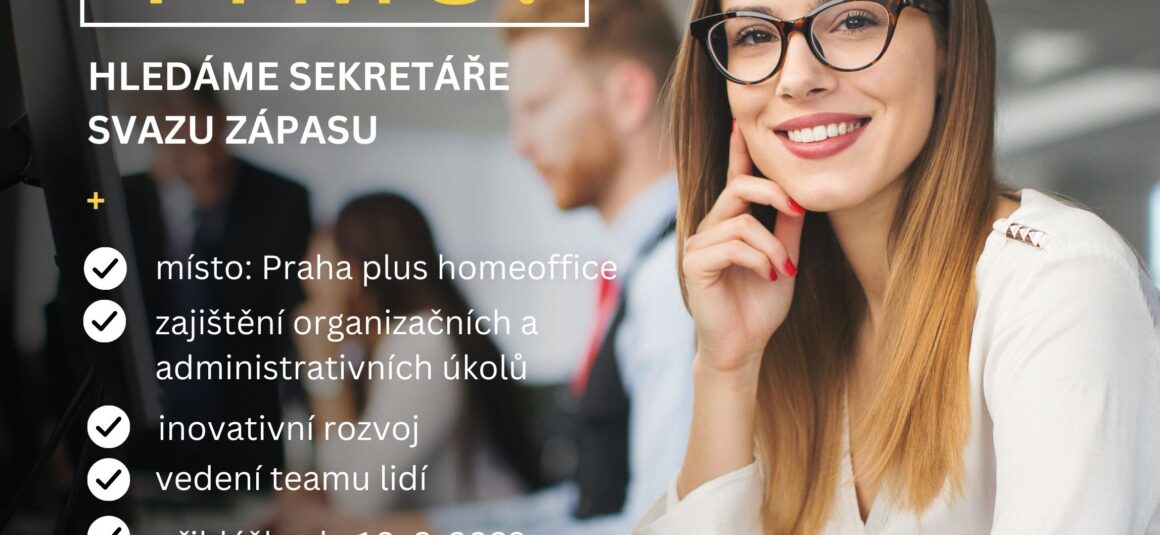 Hledá se sekretář Svazu zápasu