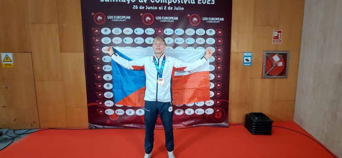 Michal Zelenka vybojoval bronz na mistrovství Evropy U20
