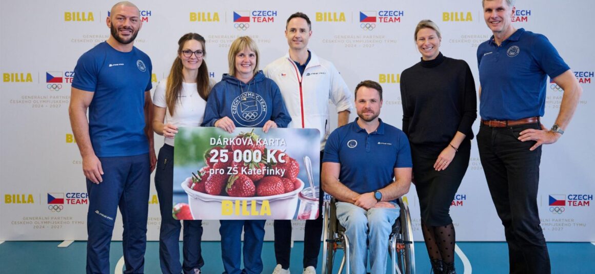Sport, pohyb i správné stravování pro zdravý život: BILLA spojí síly s Českým olympijským a paralympijským týmem