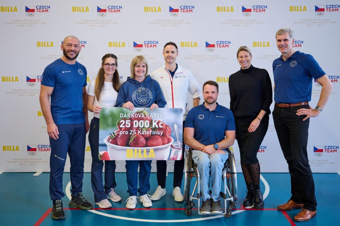 Sport, pohyb i správné stravování pro zdravý život: BILLA spojí síly s Českým olympijským a paralympijským týmem