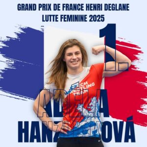 Adéla Hanzlíčková vybojovala zlato na Grand Prix de France Henri Deglane Lutte Feminine 2025!