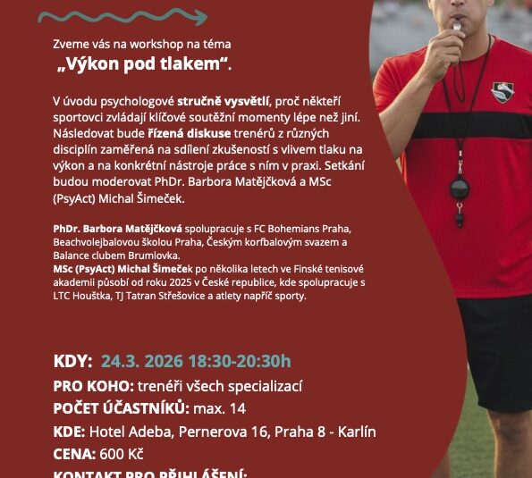 Kulaté stoly pro trenéry: Od myšlenky k výkonu: práce s vnitřní řečí sportovce