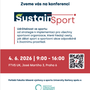 SUSTAINSPORT 2026: UDRŽITELNOST VE SPORTU SUSTAINSPORT 2026: UDRŽITELNOST VE SPORTU