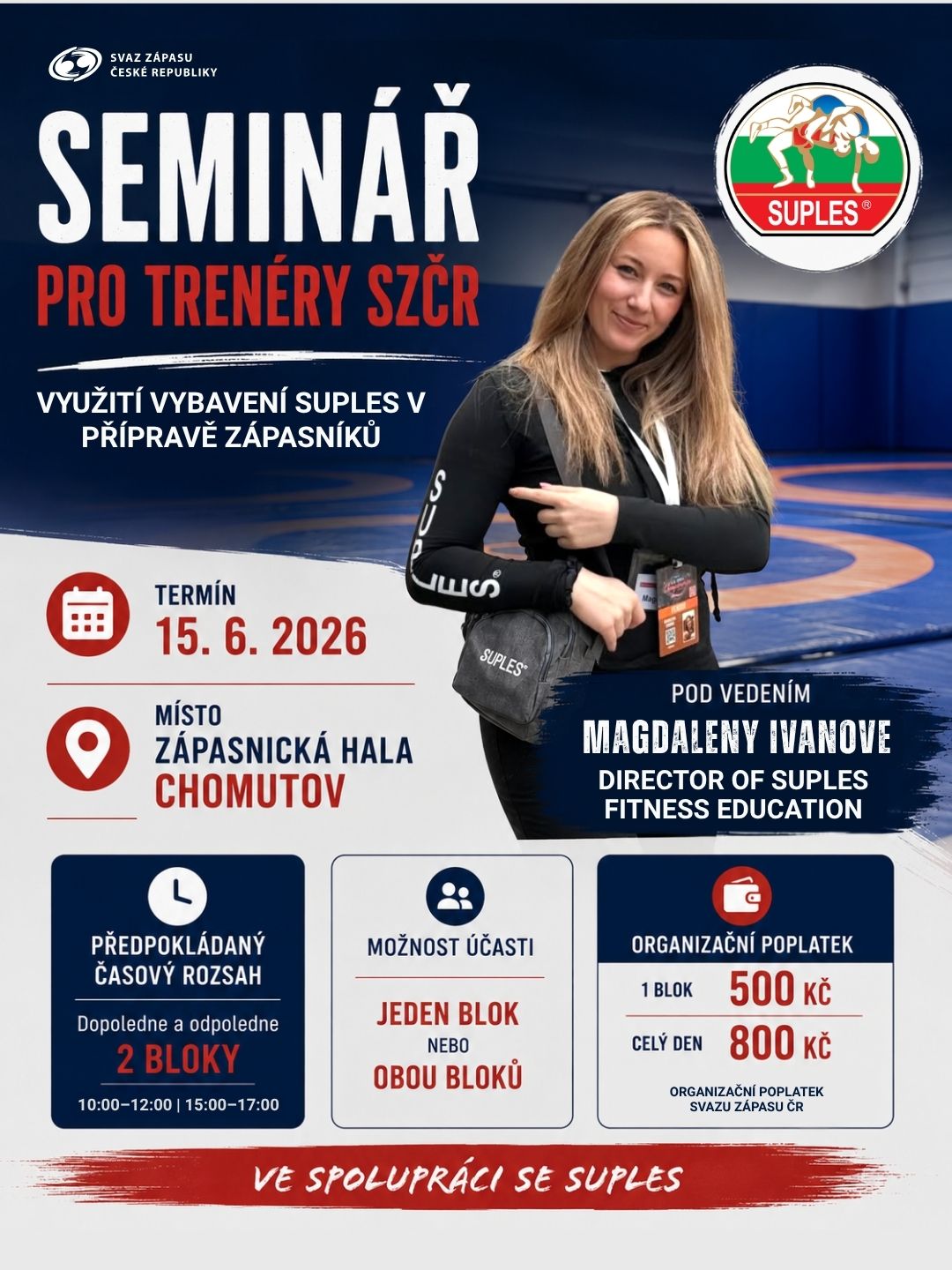 Seminář pro trenéry SZČR ve spolupráci se SUPLES Seminář pro trenéry SZČR ve spolupráci se SUPLES