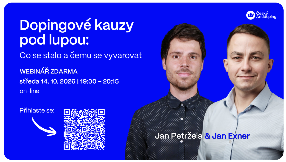 Dopingové kauzy pod lupou: Bezplatný webinář Antidopingového výboru ČR